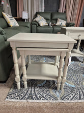 Load image into Gallery viewer, Lincoln set of 2 nesting tables in grey