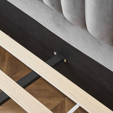 Load image into Gallery viewer, Oslo fabric plush bedframe