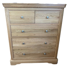Load image into Gallery viewer, Vancouver tall chest in oak