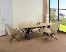 Load image into Gallery viewer, Diane wooden table and 6 chairs