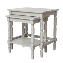 Load image into Gallery viewer, Lincoln set of 2 nesting tables in grey