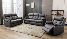 Load image into Gallery viewer, Casey wipeable fabric recliner suite